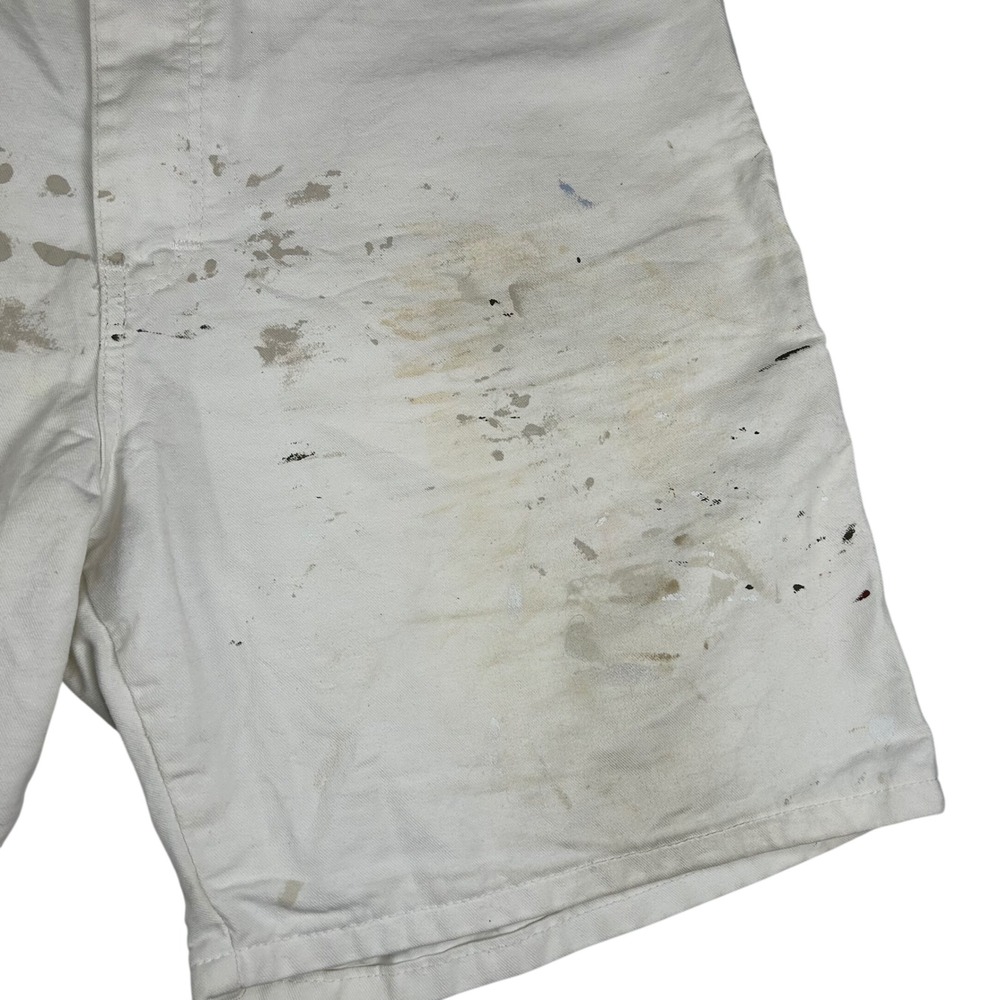 Dickies White Painter Carpenter Shorts Mens 36 Paint Splatter‎ Kelly-Moore - Picture 5 of 11